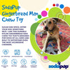 Gingerbread Man Nylon Dog Chew Toy for Aggressive Chewers | USA Made