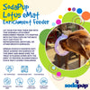 Lotus Design emat - Enrichment Lick Mat For Dogs and Cats - With Suction Cups | USA Made