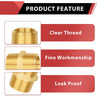 1/2" Male NPT Brass Hex Connector