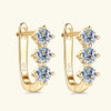 1.7ct Moissanite Necklace And Earrings Set 925 Sterling Silver Y Pendant D
