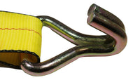 3" x 30 Ft Heavy Duty Flatbed Ratchet Strap w/ Wire Hooks | R330W RatchetStrap.Com