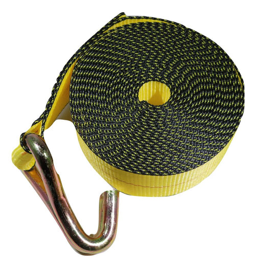 3" x 30 Ft Heavy Duty Flatbed Ratchet Strap w/ Wire Hooks | R330W RatchetStrap.Com