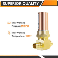PEX Crimp Connection Tee Water Copper Hammer Arrestor Plumbingsell