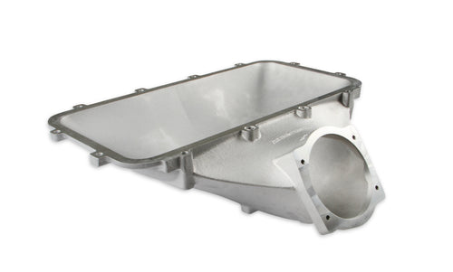 HI-RAM 105MM Cast Side Mount Plenum Top - Cast Finish- GM Style