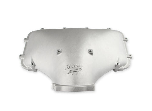 8.2" SBF Ford Hi-Ram Intake Manifold with 95mm 1986-95 Ford 5.0 Throttle Body Flange Side Mount Top.