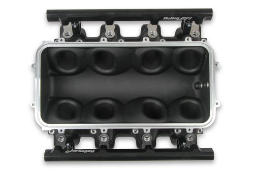 Holley Lo-Ram Manifold Base and Fuel Rails Single Fuel Injector GM LS3/L93