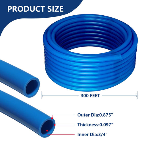 3/4" 300ft PEX-A Pipe (Blue & Cutter) Plumbingsell