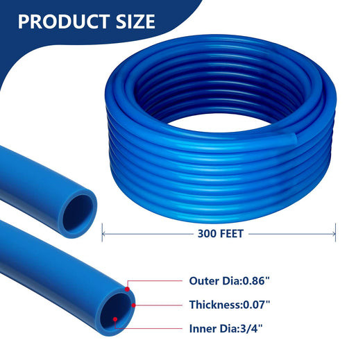 3/4" 300ft PEX-B Pipe (Blue & Cutter) Plumbingsell
