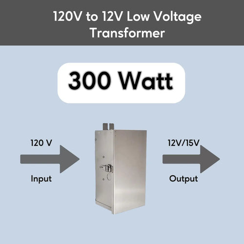 300W Multi-Tap Low Voltage Transformers | 12V - 15V