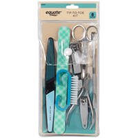 Equate Tip to Toe Personal Manicure & Pedicure Kit 8 Pieces EasyOptionXY LLC