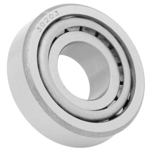 Cone & Race: 30203 - Tapered Roller Bearing Set, 0.669 in Bore (ID)