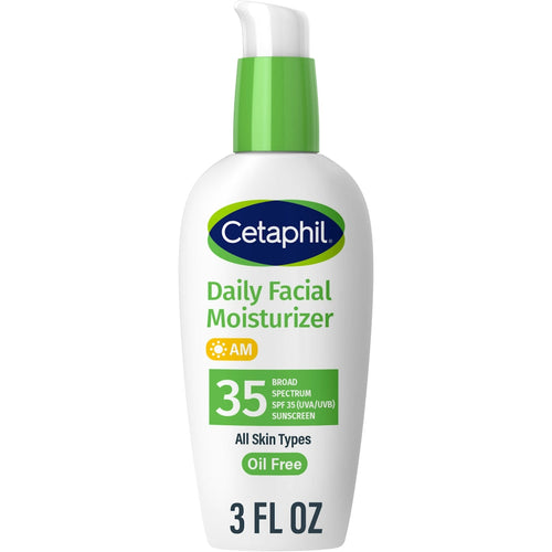 Cetaphil Daily Facial Moisturizer SPF 35 - Oil-Free Lotion, 3 fl oz