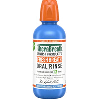 TheraBreath Oral Rinse, Fresh Invigorating Icy Mint 16 Fl Oz
