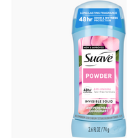 Suave Antiperspirant Deodorant, Invisible Solid, Powder 2.6 Fl Oz