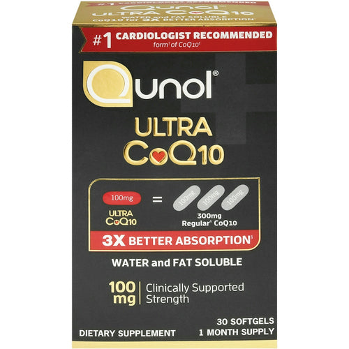 Qunol Ultra 100 Mg CoQ10 Dietary Supplement Softgels