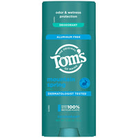Tom's of Maine Deodorant, Mountain Spring Scent, Aluminum Free