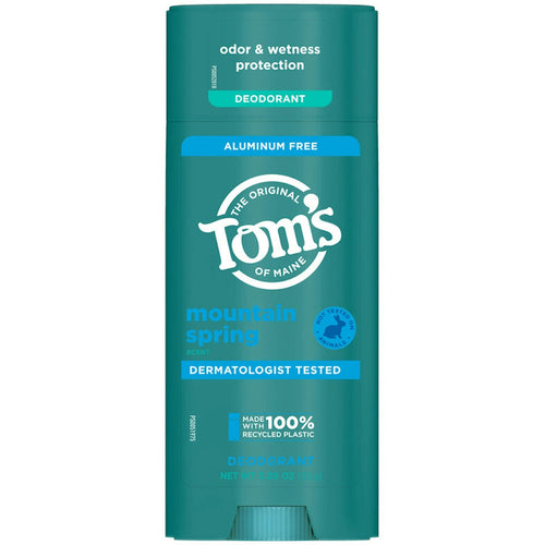Tom's of Maine Deodorant, Mountain Spring Scent, Aluminum Free