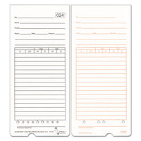 Acroprint® Time Card for ATR480 Totalizing Electronic Time Clock