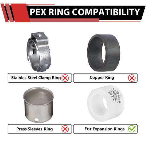 PEX A Expansion 1/2" PEX x 1/2" PEX x 1/2" Female Threaded F1906 Tee (Lead Free) Plumbingsell