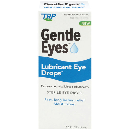 The Relief Products TRP Gentle Eyes Lubricant Eye Drops, 0.5 Fl.oz