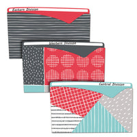 C-Line® Write-On Fashion Poly File Jackets