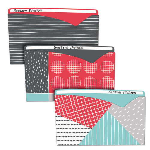 C-Line® Write-On Fashion Poly File Jackets