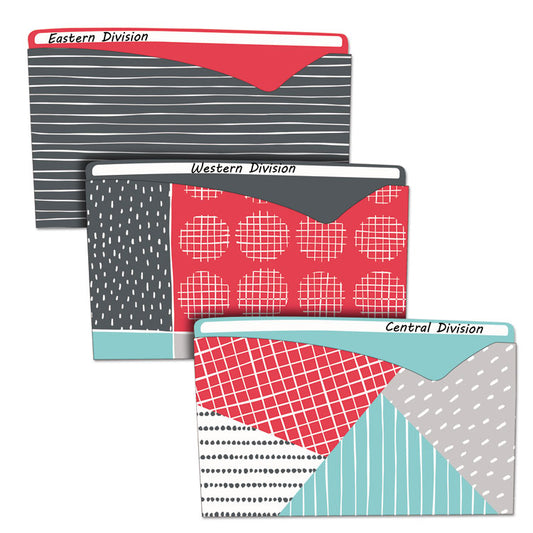 C-Line® Write-On Fashion Poly File Jackets