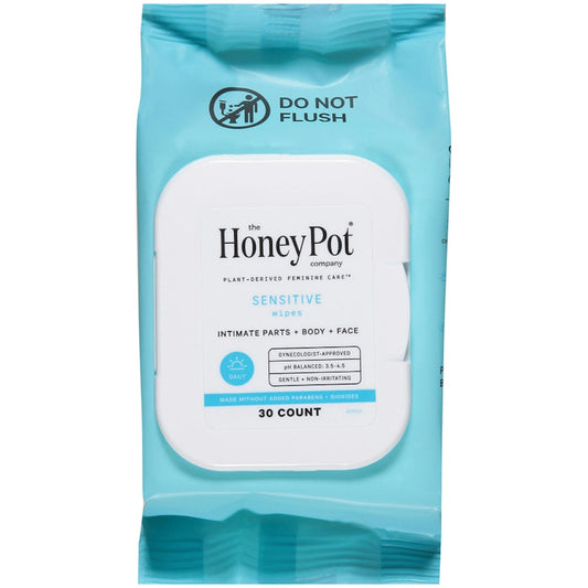 The Honey Pot Company Feminine Wipes - Sensitive
