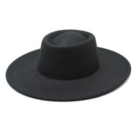 Ella Wide Brim Wool Jazz Hat – Stylish Felt Hat in 16 Colors