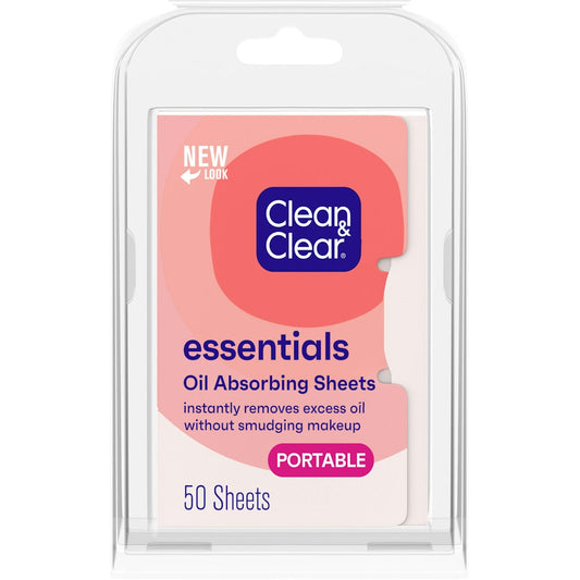 Clean & Clear® Oil Absorbing Sheet, 50-Pack