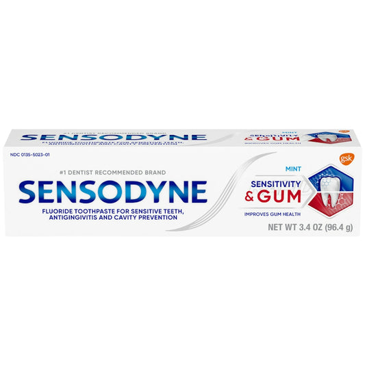 Sensodyne® 0.454% Sensitivity & Gum Mint Toothpaste, 3.4 oz