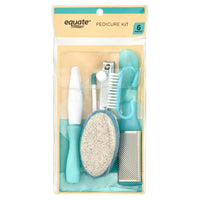 Equate Personal Foot Care Pedicure Kit with Storage Pouch, 6 Pieces EasyOptionXY LLC