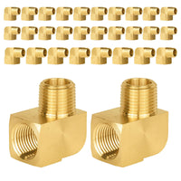 30 Pcs Extruded 1/2" MNPT X FNPT Elbow