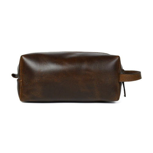 The Cambridge Leather Dopp Kit