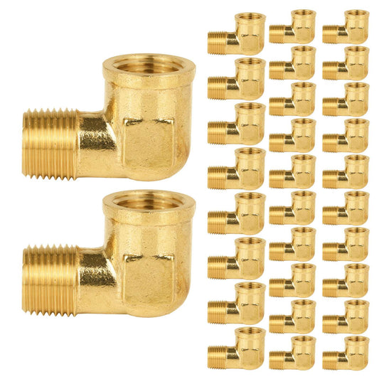 30 Pcs 1/2" MNPT X FNPT Elbow