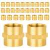 30 Pcs 3/4" Female NPT Brass Hex Connector