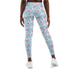 Flamingo Blue Floral Leggings