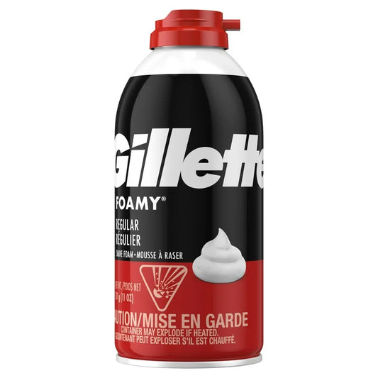 Gillette Foamy Mens Regular Shave Foam 11 oz