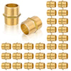 30 Pcs 1/2" Male NPT Brass Hex Connector