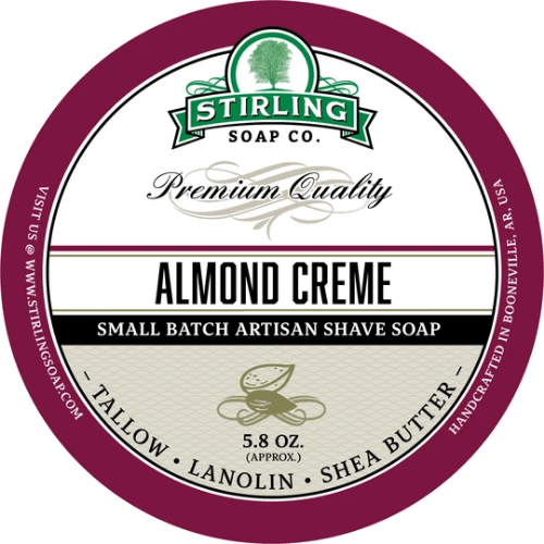 Stirling Soap Co. Almond Creme Shaving Collection