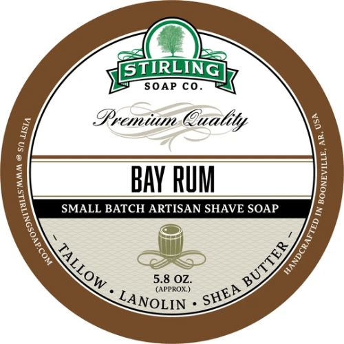 Stirling Soap Co. Bay Rum Shaving Collection