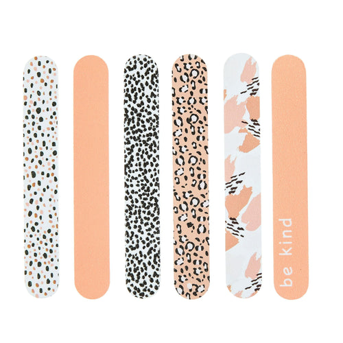 Equate Beauty Mini Nail Files, Assorted, 6 Pack EasyOptionXY LLC
