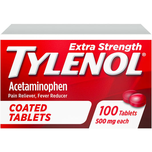 Tylenol® Extra Strength 500 mg Tablet CPLT, 100 EA