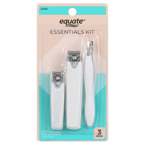 Equate Beauty Manicure Kit with Finger and Toenail Clippers, Tweezers EasyOptionXY LLC