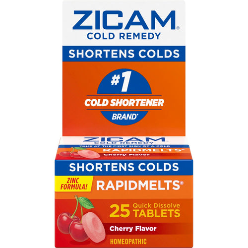 Zicam Cold Remedy Cherry Flavor RapidMelts Quick Dissolve Tablets