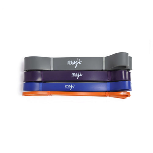 Pack Of Four Full Body Workout Super Bands Jupiter Gear