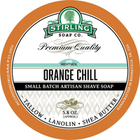 Stirling Soap Co. Orange Chill Shaving Collection