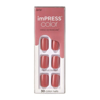 imPRESS Color Press-on Manicure, Platonic Pink, Short EasyOptionXY LLC