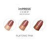 imPRESS Color Press-on Manicure, Platonic Pink, Short EasyOptionXY LLC