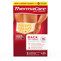 ThermaCare® Heat Therapy™ Lower Back & Hip Heatwraps, Large/Extra Large, 3-Pack